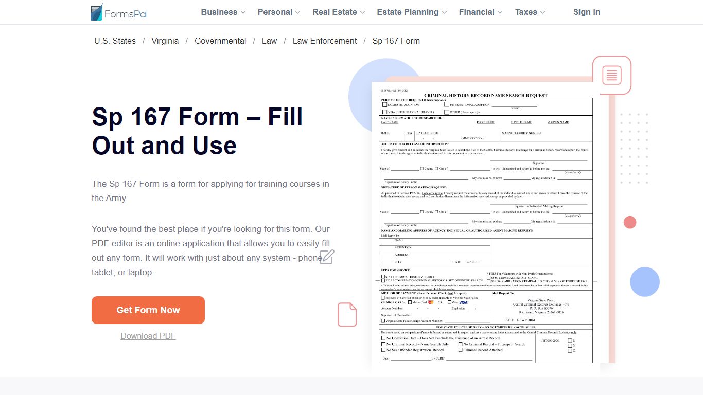 Sp 167 Form ≡ Fill Out Printable PDF Forms Online